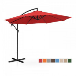 Pakabinamas sodo skėtis - 300 cm - raudonas