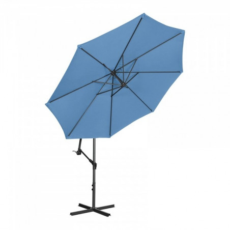 Pakabinamas sodo skėtis - 300 cm - mėlynas