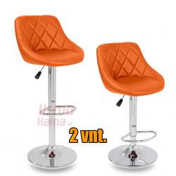 Baro kėdžių komplektas 523B | Oranžinės spalvos