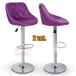 Baro kėdžių komplektas 523B | Violetinės spalvos