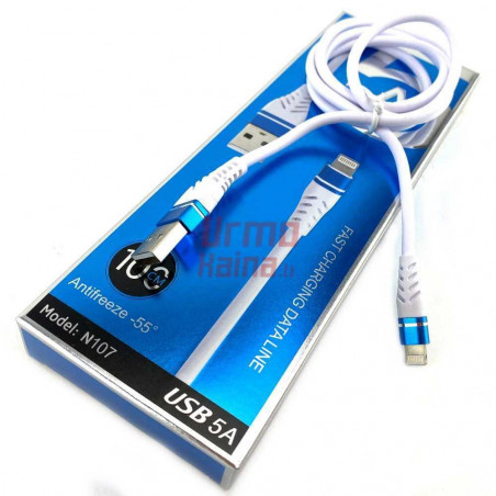 Laidas Type Lightning – USB, 1 m, 5A, TLI 12