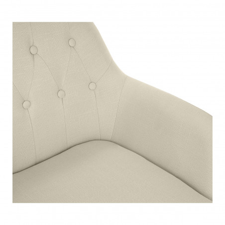 Paminkštintas krėslas 45x42 cm - smėlio spalvos - STAR_CON_103