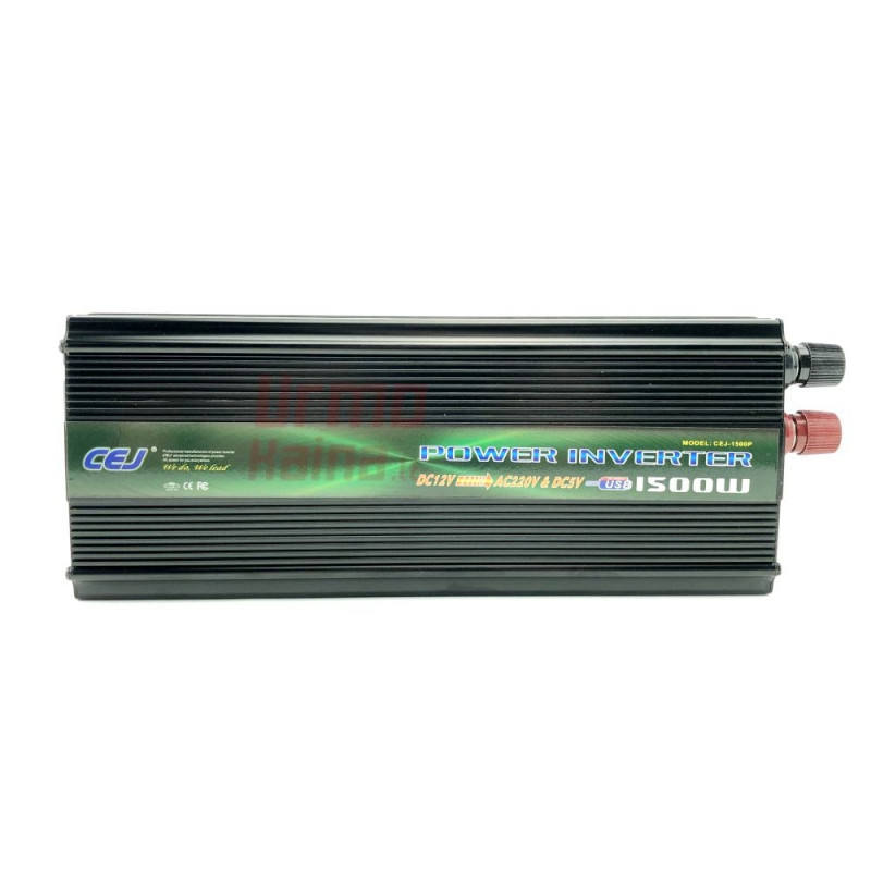 Inverteris CEJ DC12V į AC220V 1500W Inverteris CEJ DC12V į AC220V 1500W