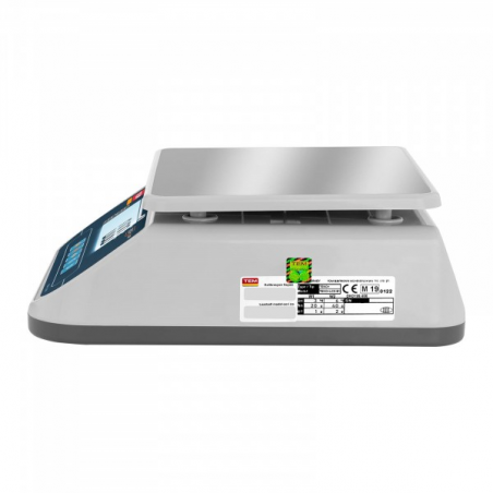 Prekybinės svarstyklės TSRP+LCD06T - Su kalibracijos sertifikatu | 6 kg/2 g
