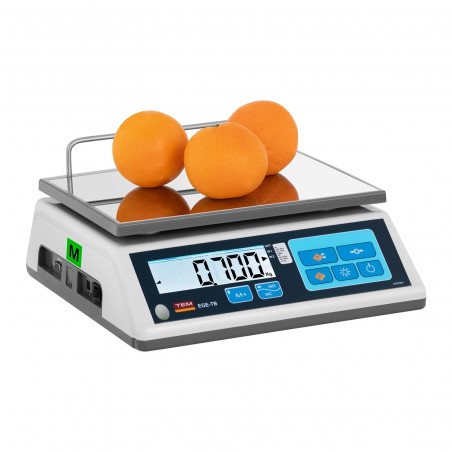 Svarstyklės TTB030D - Su kalibracijos sertifikatu | 30 kg/10 g