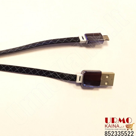 Micro USB laidas – krovimui/duomenų perdavimui, 1 m, DATA LINE