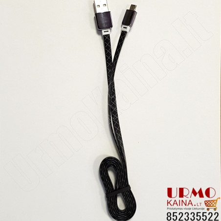 Micro USB laidas – krovimui/duomenų perdavimui, 1 m, DATA LINE