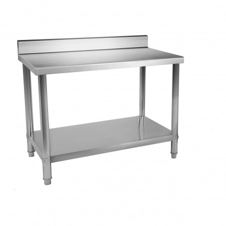 Nerūdijančio plieno darbo stalas - 100x60 cm RCWT-100X60EB
