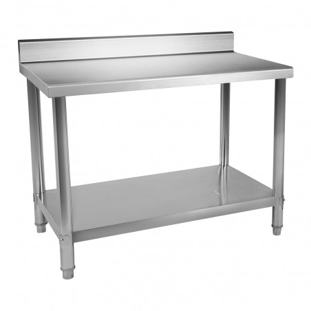 Nerūdijančio plieno darbo stalas 150x60 cm RCWT-150X60SB