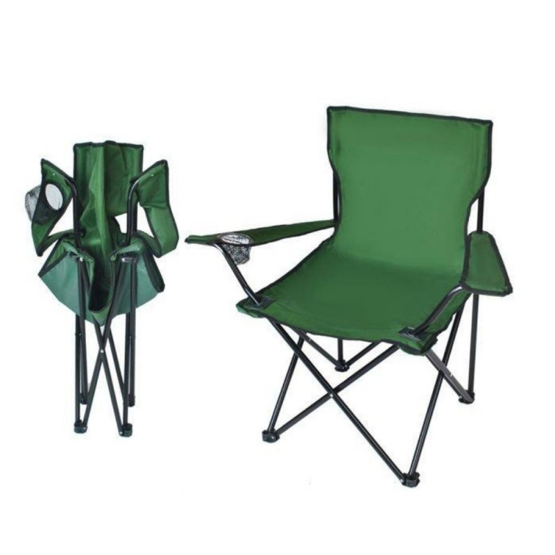 Sulankstoma turistinė kėdė M881, žalia