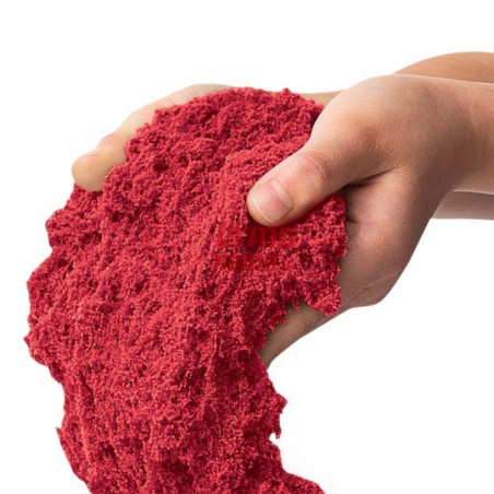 Raudonas spalvotas kinetinis smėlis 500 g