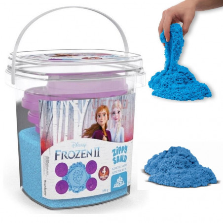 Mėlynos spalvotas kinetinis smėlis "Frozen" 350 g