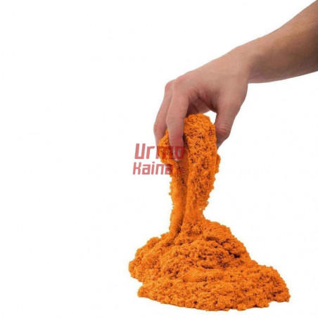 Oranžinės spalvotas kinetinis smėlis 500 g