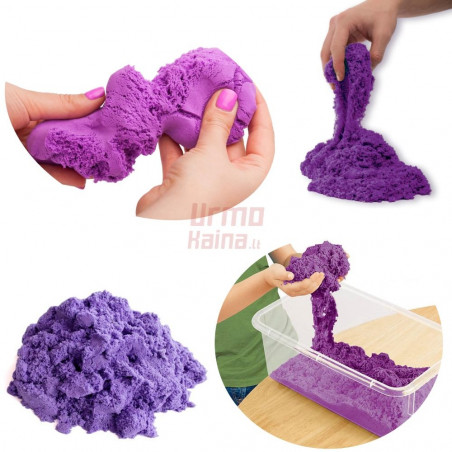 Violetinės spalvos kinetinis smėlis 113 g