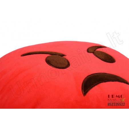 Emoji pagalvė "Angry"