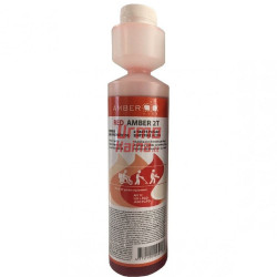 Alyva raudona 2T AMBER 250 ml su dozatoriumi