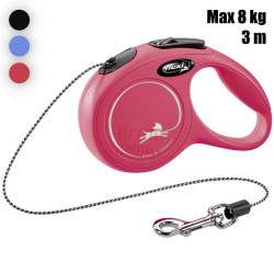 Automatinis pavadėlis Flexi New Classic Rope XS 3 m