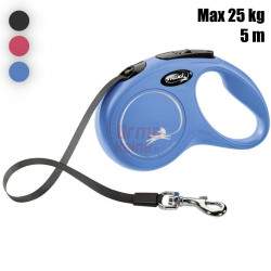 Automatinis pavadėlis Flexi New Classic Strap M 5 m