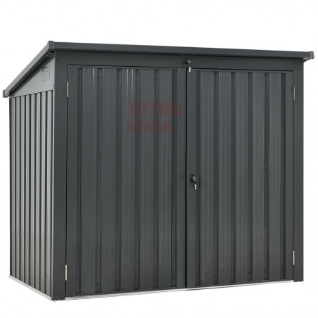 Metalinė stoginė su užraktu - Šiukšlių konteinerių stoginė