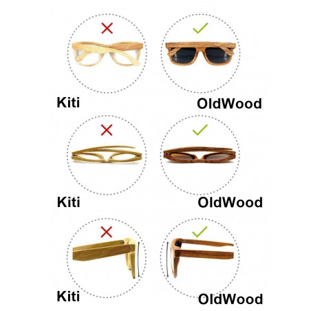 Mediniai akiniai nuo saulės OldWood MA01