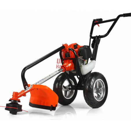 Benzininė žoliapjovė - trimeris ant ratukų DEMON 5,2 AG (3,8 kW) PRO