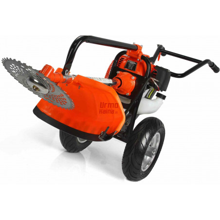 Benzininė žoliapjovė - trimeris ant ratukų DEMON 5,2 AG (3,8 kW) PRO