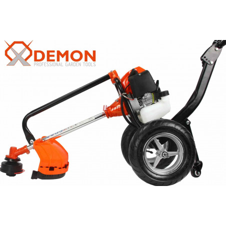 Benzininė žoliapjovė - trimeris ant ratukų DEMON 5,2 AG (3,8 kW) PRO