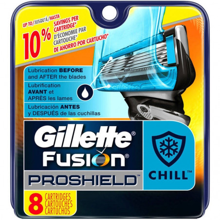 Gillette Fusion ProShield Cill skutimosi peiliukai 8 vnt
