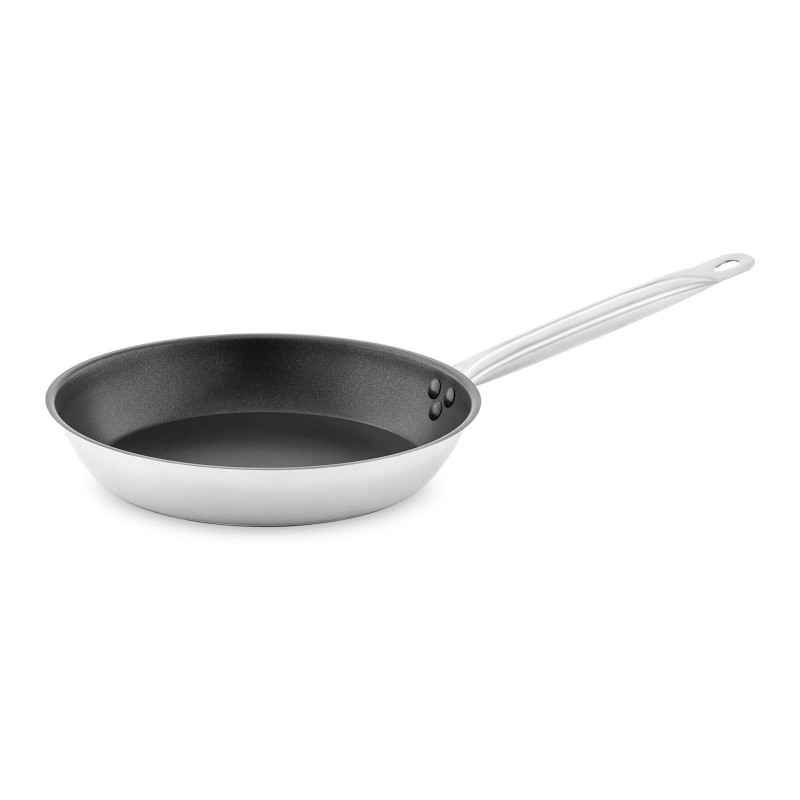 Patelnia - stal nierdzewna - 28 cm
