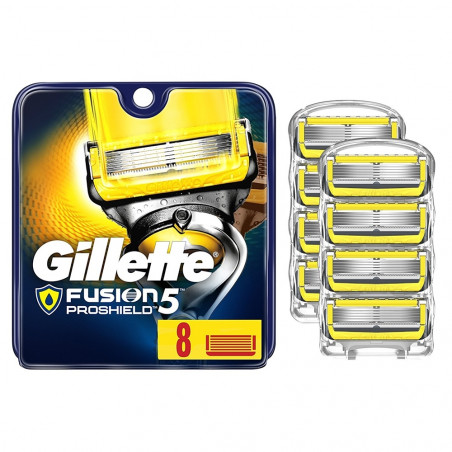Gillette Fusion Proglide ProShield skutimosi peiliukai 8 vnt