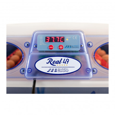 Automatinis kiaušinių inkubatorius REAL 49 AUTOMATIC + SIRIO HUMIDITY
