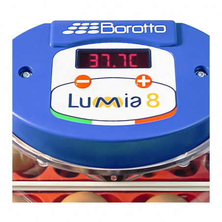 Automatinis kiaušinių inkubatorius LUMIA 8 AUTOMATIC + SIRIO HUMIDITY