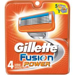Gillette Fusion POWER skutimosi peiliukai 4 vnt
