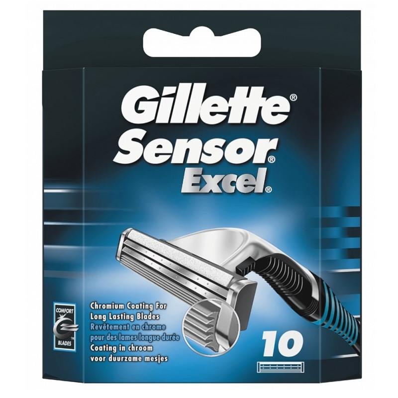 Gillette Sensor Excel skutimosi peiliukai 10 vnt