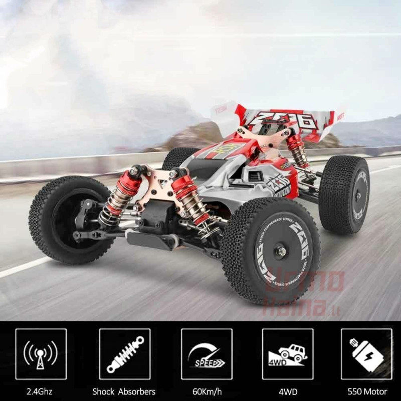 RC mašinėlė su pultu WLTOYS 144001 DRIFT 1/14 RC mašinėlė su pultu WLTOYS 144001 DRIFT 1/14