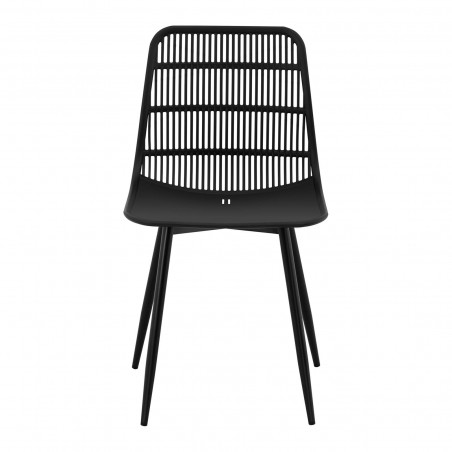 Kėdės 46,5x45,5 cm - juodos - STAR_SEAT_09