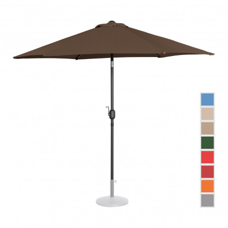 Sodo skėtis - 270 cm - rudas UNI-UMBRELLA-R270BR