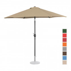 Sodo skėtis - 270 cm - smėlio spalvos - UNI-UMBRELLA-R270TA