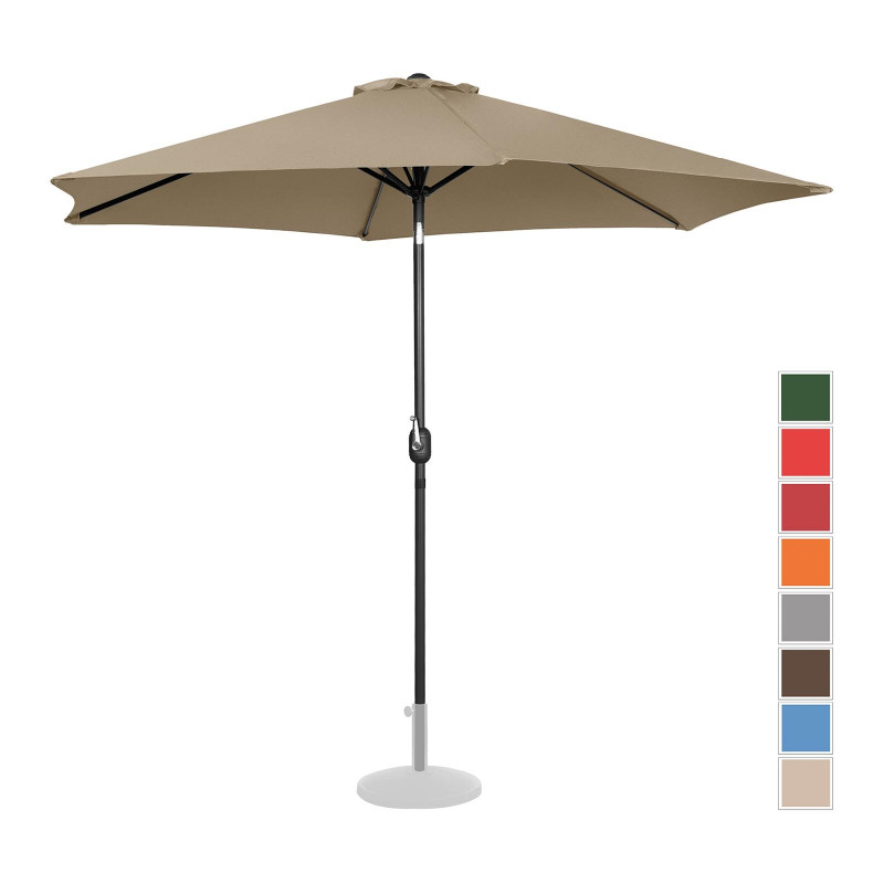 Sodo skėtis - 300 cm - smėlio spalvos - UNI-UMBRELLA-TR300TA