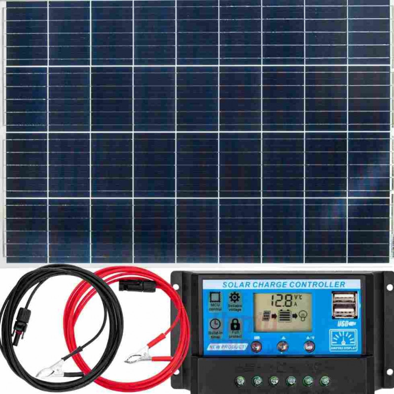 Saulės elektrinės rinkinys VOLT 100W 12V ZE20