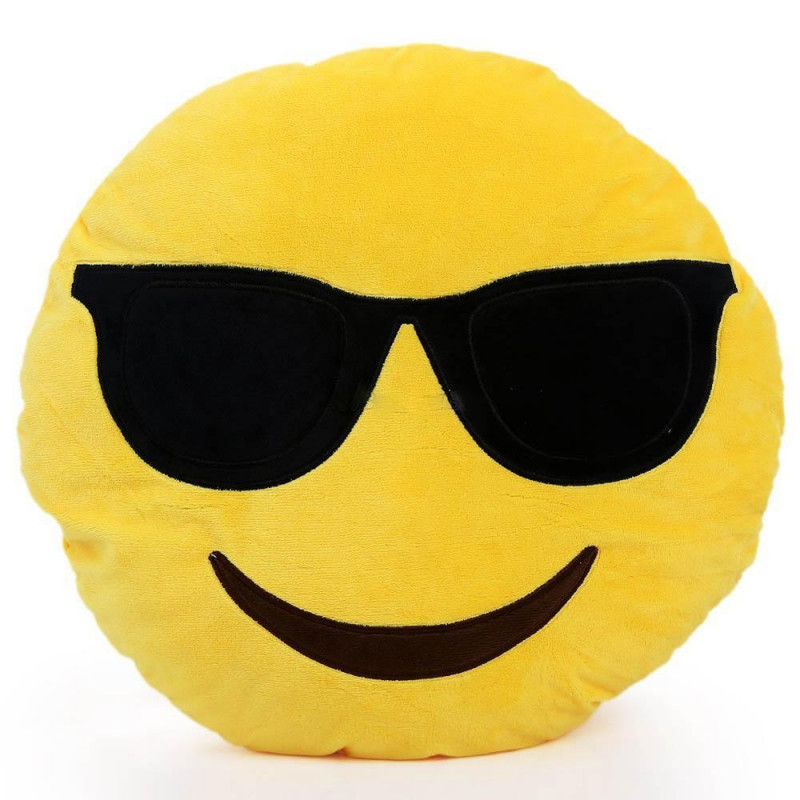 Emoji pagalvė "Sunglasses" Emoji pagalvė "Sunglasses"