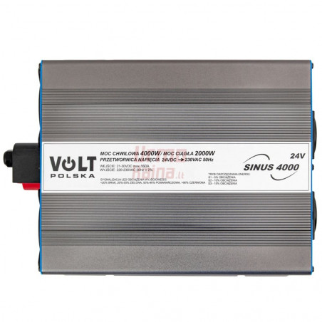 Įtampos keitiklis VOLT SINUS 4000 (24V / 230V 2000 / 4000W)