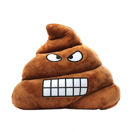 Emoji pagalvė "Poop laugh"