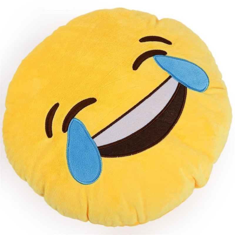 Emoji pagalvė "Happy tears"