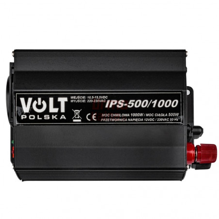 Inverteris VOLT IPS-500/1000 12V/230V/1000W