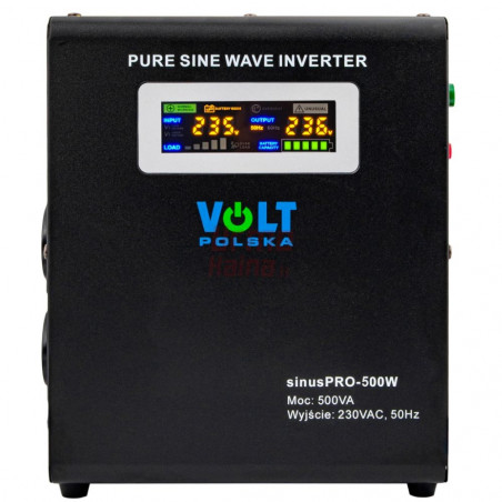 Inverteris VOLT UPS SINUSPRO-500W 12V/230V/500W