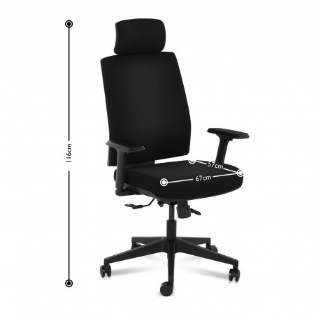 Biuro kėdė su galvos atrama - 200 kg STAR_SEAT_19