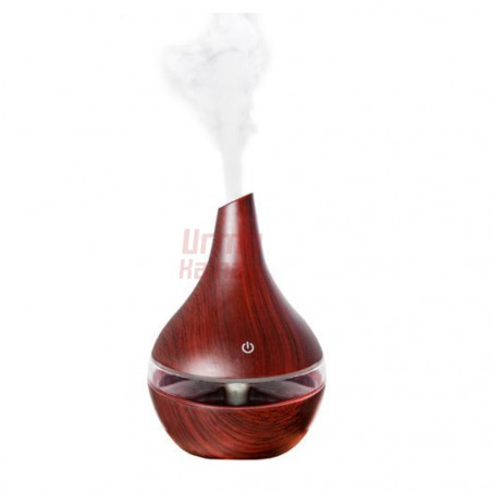 Oro drėkintuvas, difuzorius IT1 300 ml USB, rudas