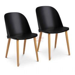 Kėdės 43,5x43 cm - juodos - STAR_SEAT_11
