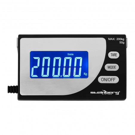 Elektroninės siuntinių svarstyklės - 200 kg / 0,1 g - SBS-PT-200C
